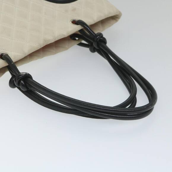 CHANEL Cambon Line Tote Bag Leather White CC - Picture 7 of 16